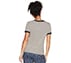 BOBS RWB RINGER TEE, GREY Apparels Top View