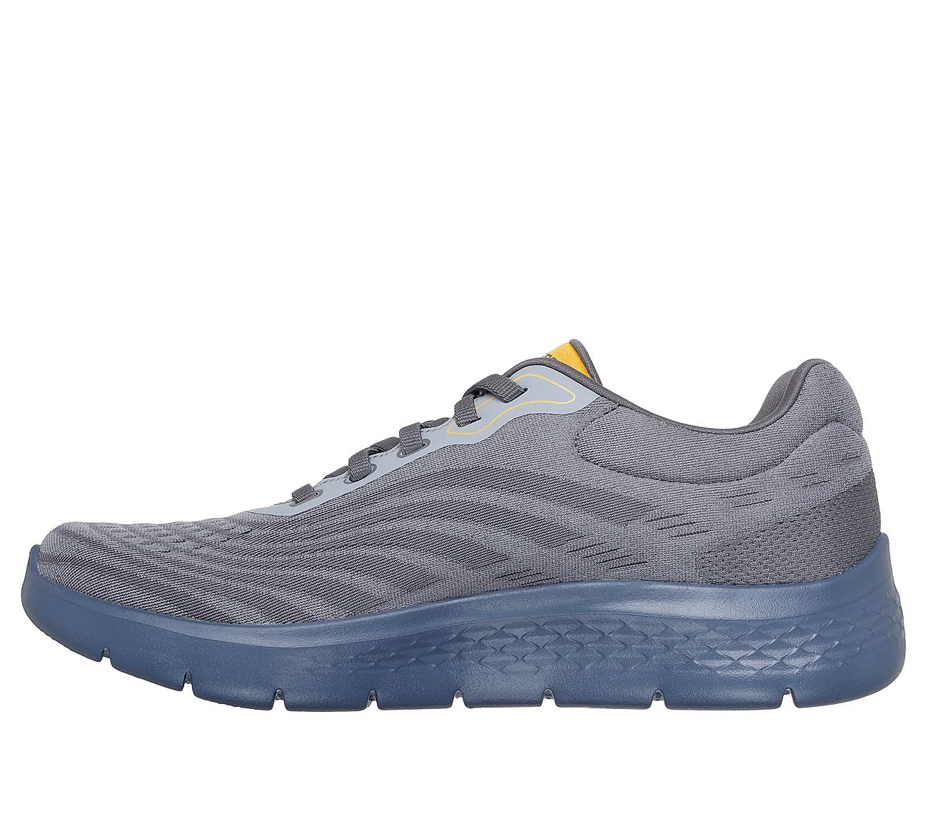 GO WALK FLEX - BRENDON, GRAY/BLUE Footwear Left View