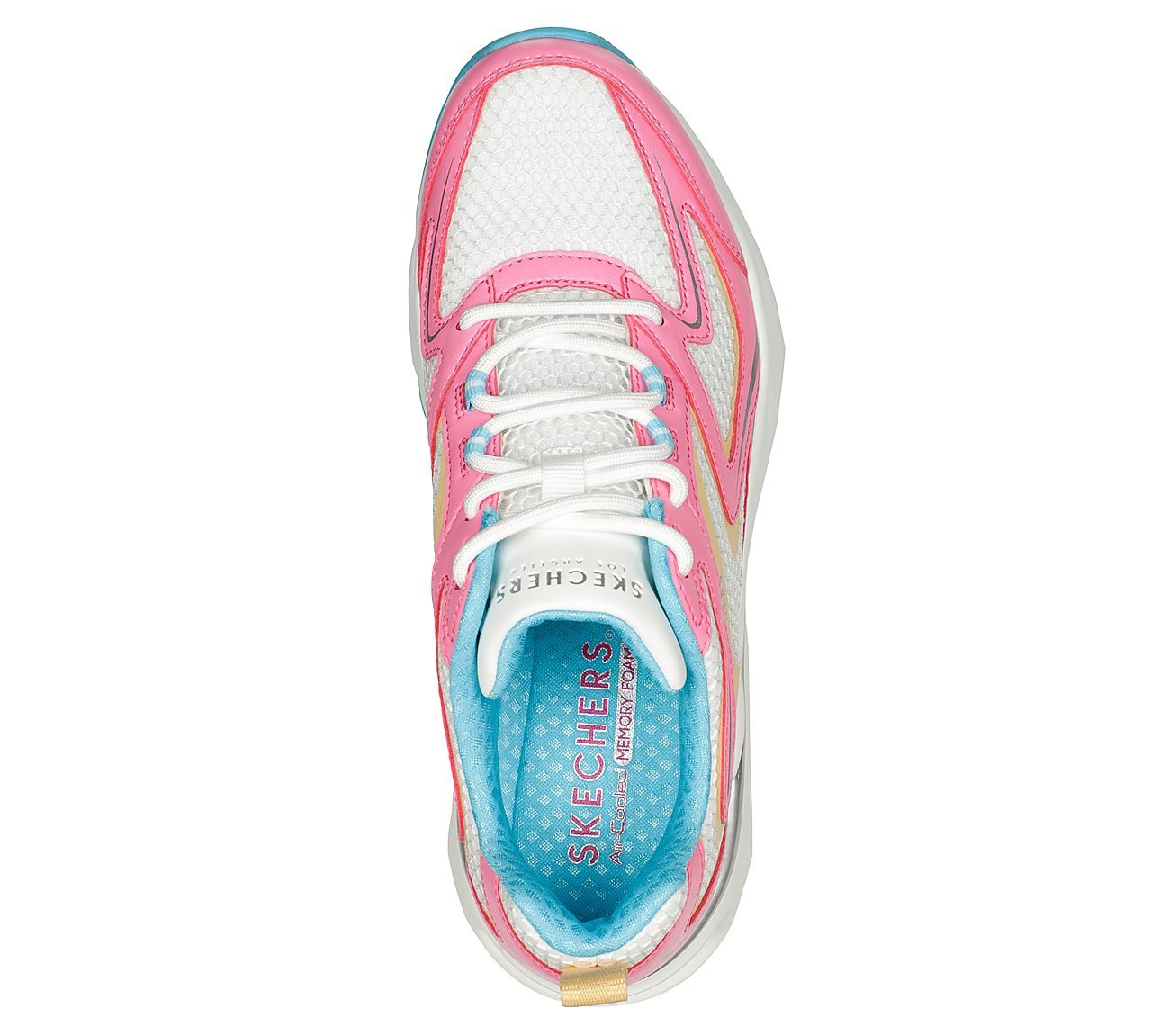 TRES-AIR - EXTRAORDIN-AIRY, WHITE/PINK Footwear Top View