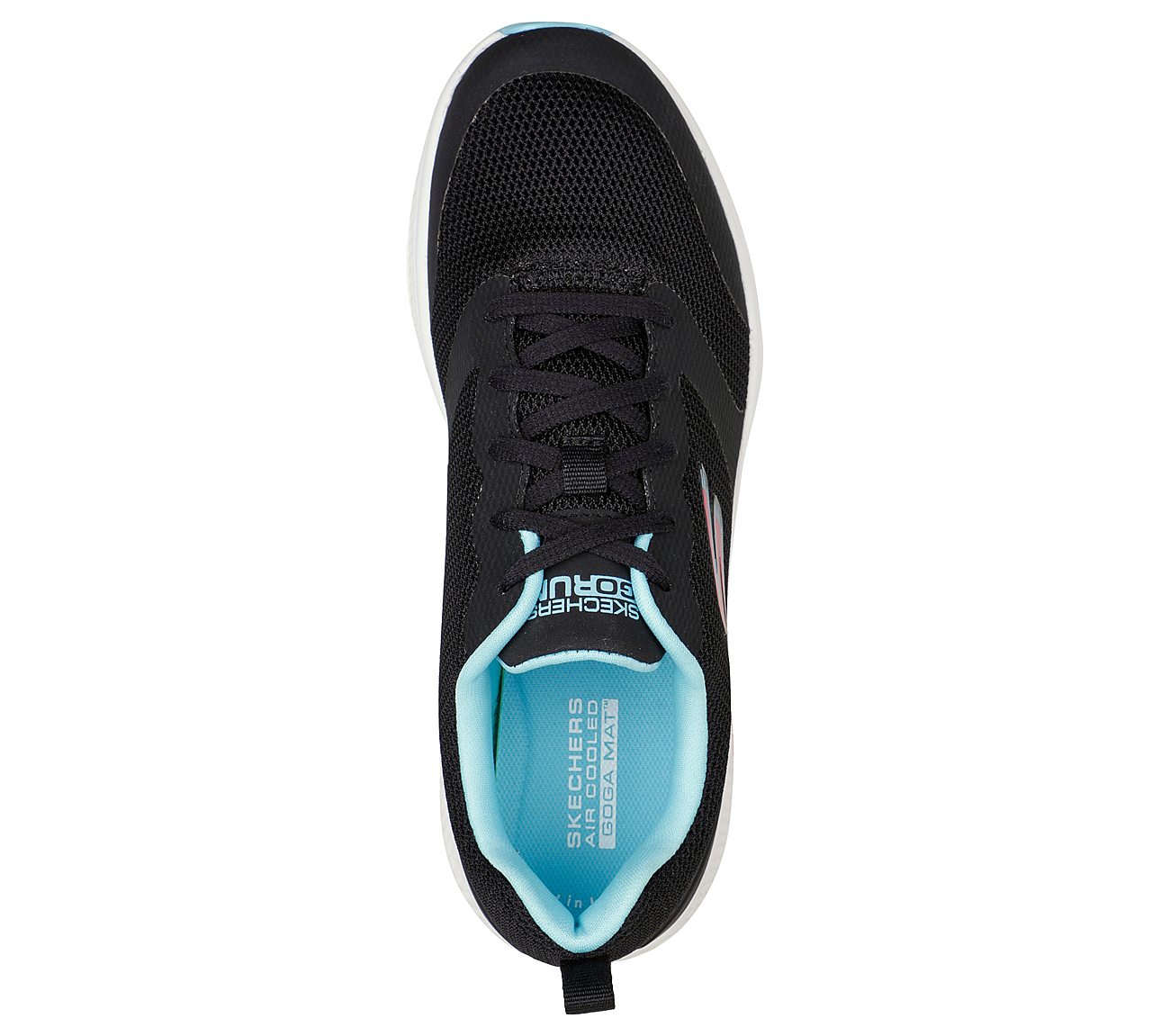 GO RUN CONSISTENT - FEARSOME, BLACK/MULTI Footwear Top View