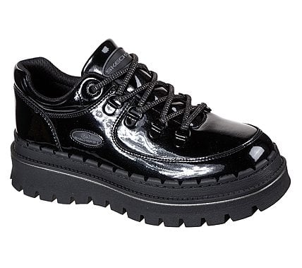 JAMMERS-COOL BLOCK, BLACK PATENT Footwear Lateral View