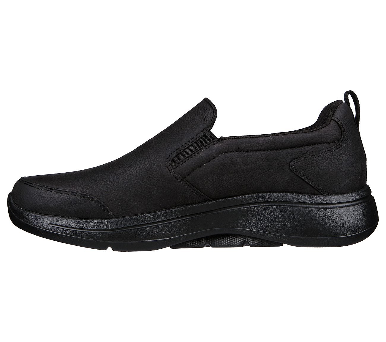 GO WALK ARCH FIT - SEUDE STOR, BBLACK Footwear Left View