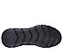 BOBS B FLEX - ELECTRIC COOL, BBLACK Footwear Bottom View