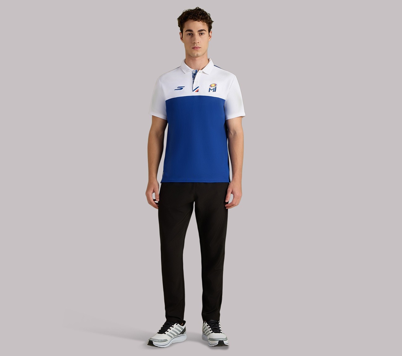 MUMBAI INDIANS TRAVEL POLO, BLUE/WHITE
