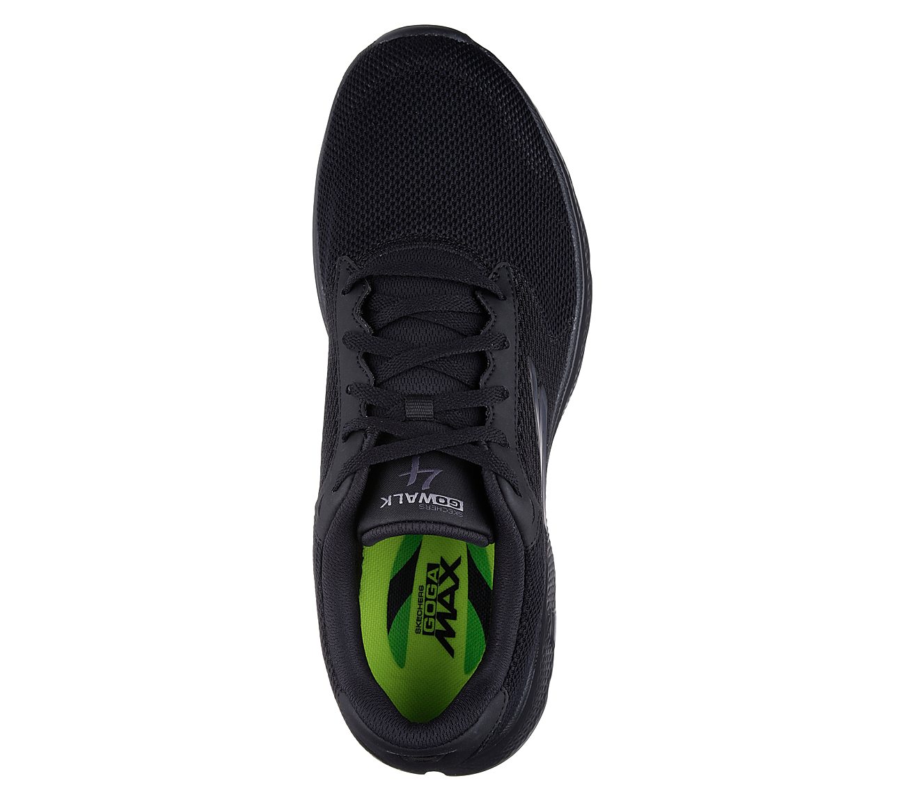 GO WALK 4, BBLACK Footwear Top View