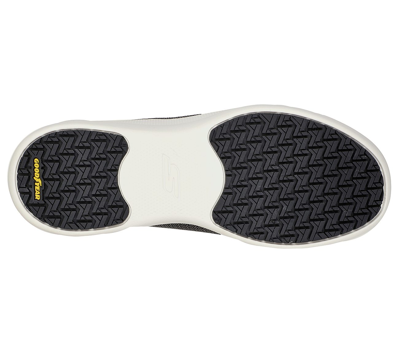 GO WALK STABILITY-COCO JAZZ, BLACK/TURQUOISE Footwear Bottom View