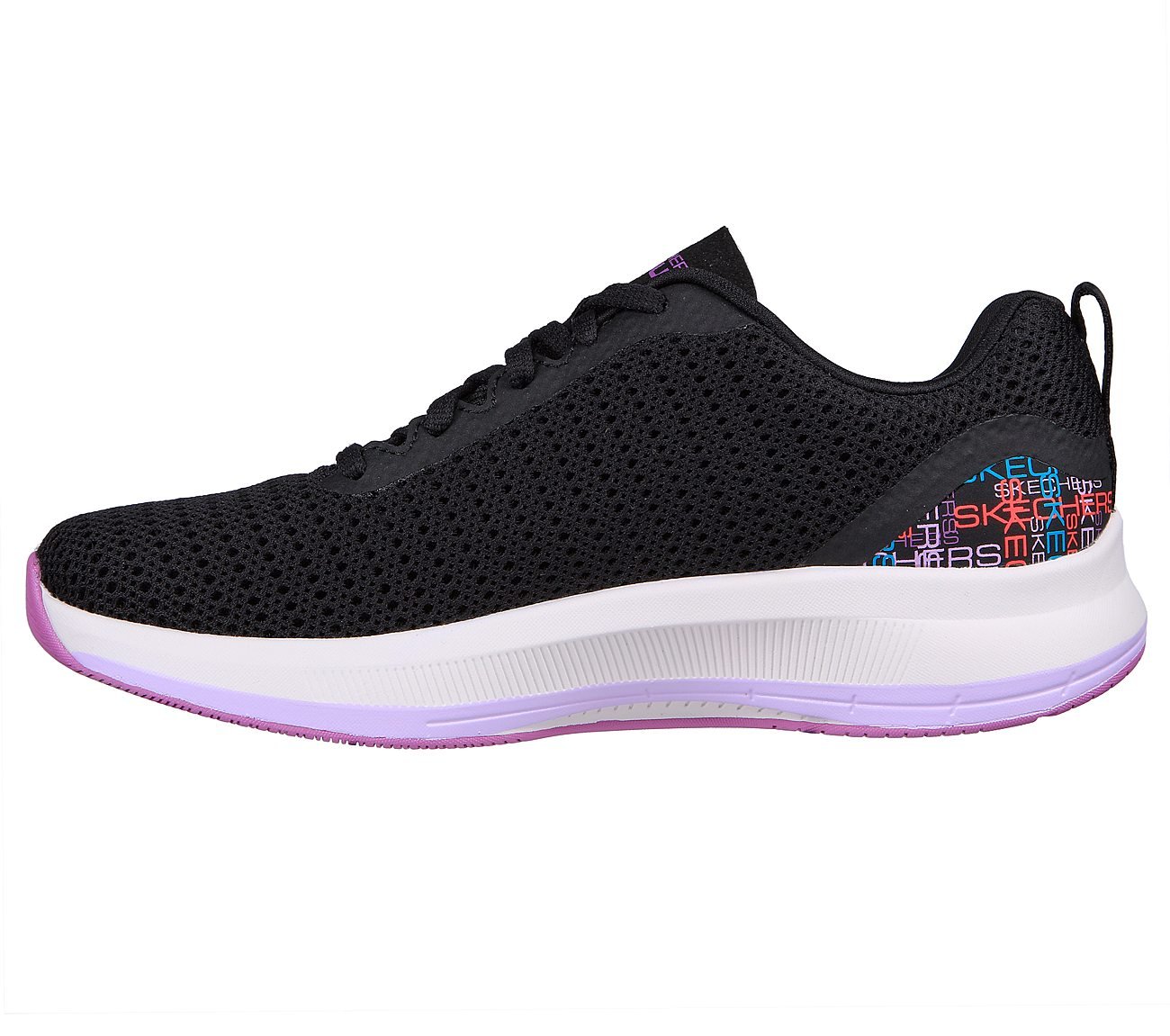 GO RUN PULSE-DRIVEN ENDURANCE, BLACK/MULTI Footwear Left View