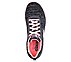 FLEX APPEAL 2, BLACK/CORAL Footwear Top View