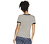 BOBS RWB RINGER TEE, GREY Apparel Top View