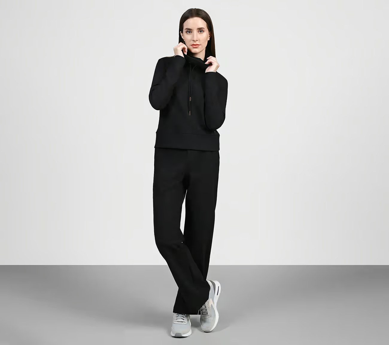 GOLUXE RIB PANT, BBBBLACK Apparels Right View