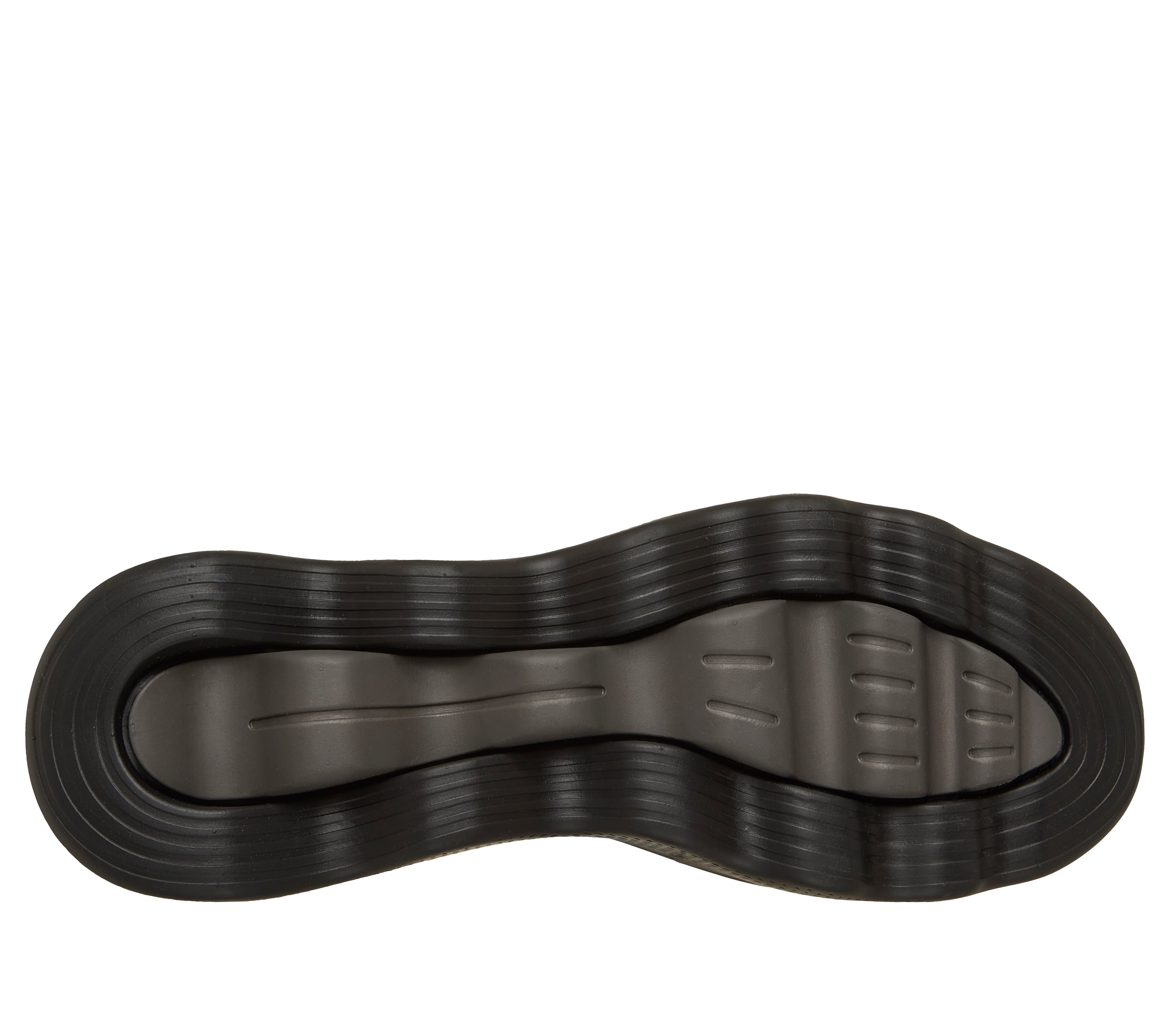 GO WALK MASSAGE FIT, BLACK Footwear Bottom View