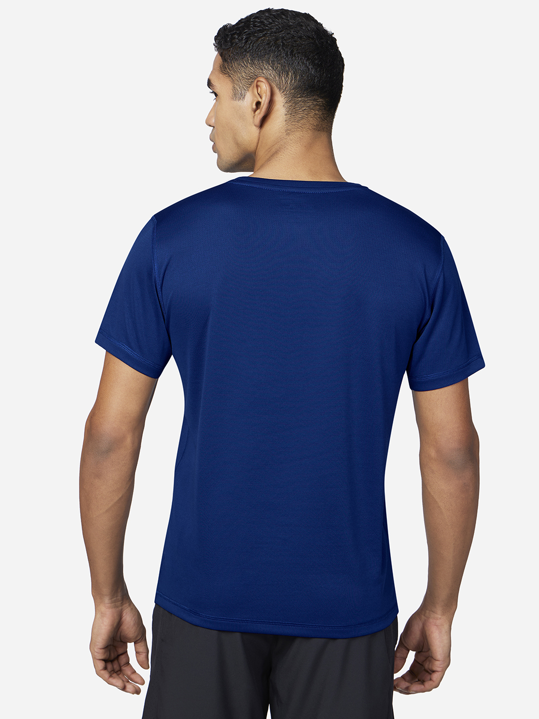 GO LIKE NEVER BEFORE T-SHIRT, BLUE/WHITE Apparels Bottom View