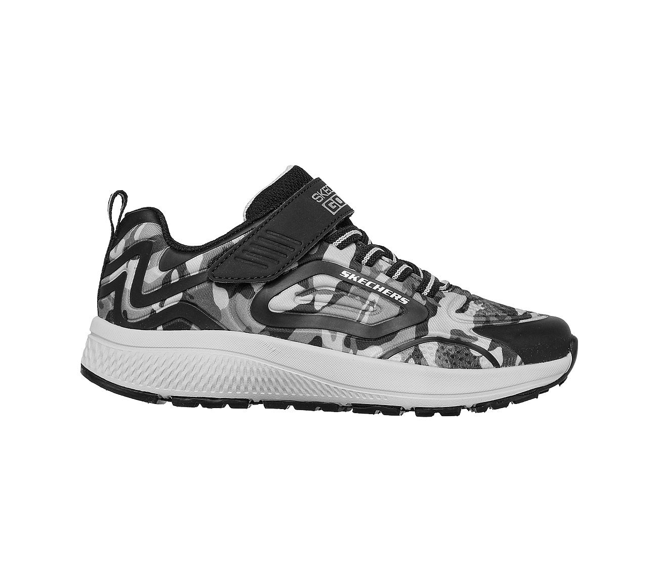 GO RUN CONSISTENT - ZIVOR, BLACK/GREY Footwear Lateral View