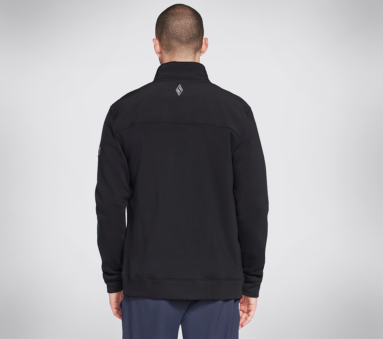 SKECH-SWEATS UTILITY JACKET, BBBBLACK Apparels Top View