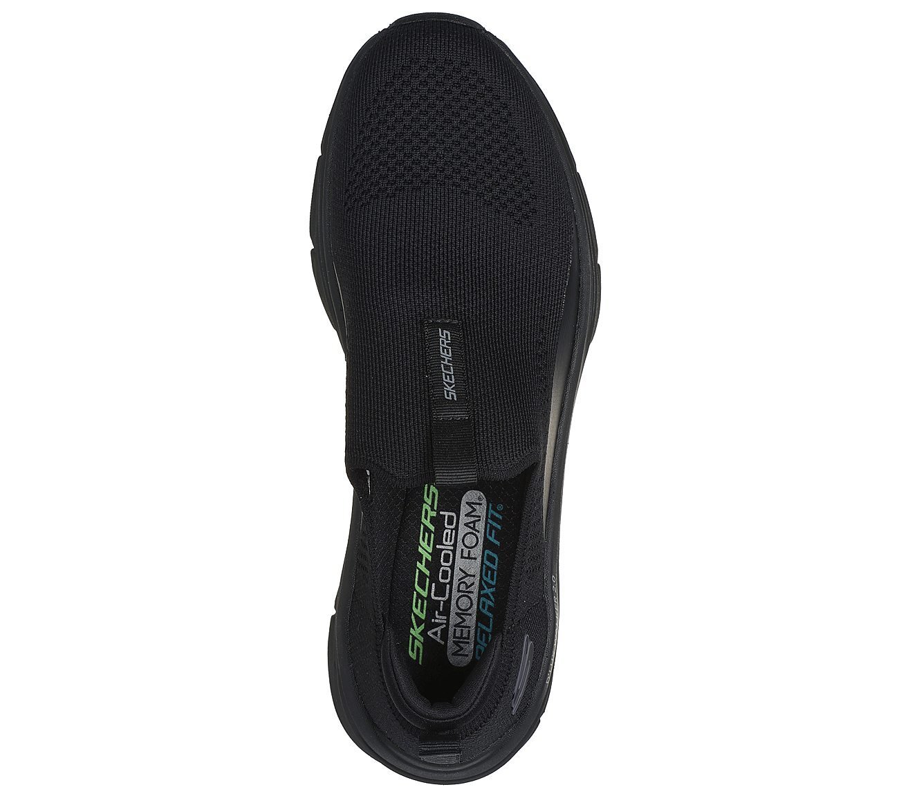 D'LUX WALKER 2.0 - RANDER, BLACK Footwear Top View