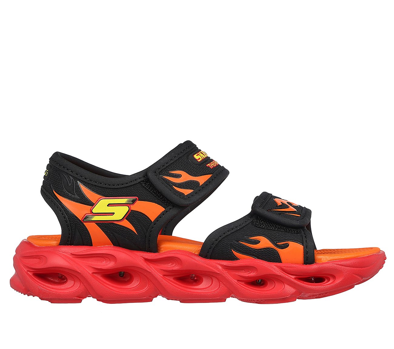 THERMO-SPLASH - HEAT TIDE, BLACK/RED Footwear Lateral View
