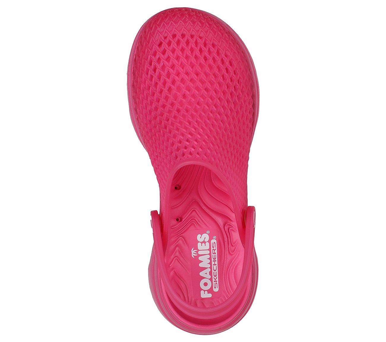 GO WALK 5 - TRUE CATCH, HOT PINK Footwear Top View