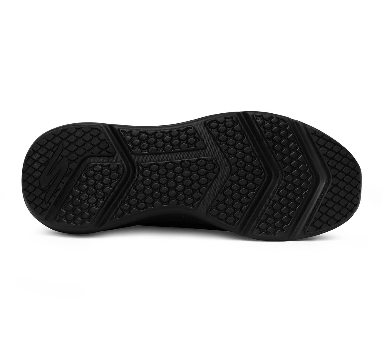 GO RUN VELOCITY, BBLACK Footwear Bottom View