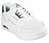 UNO COURT - LOW-POST, WWHITE/GREEN Footwear Right View