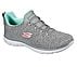 SUMMITS - QUICK GETAWAY, GREY/MINT Footwear Right View
