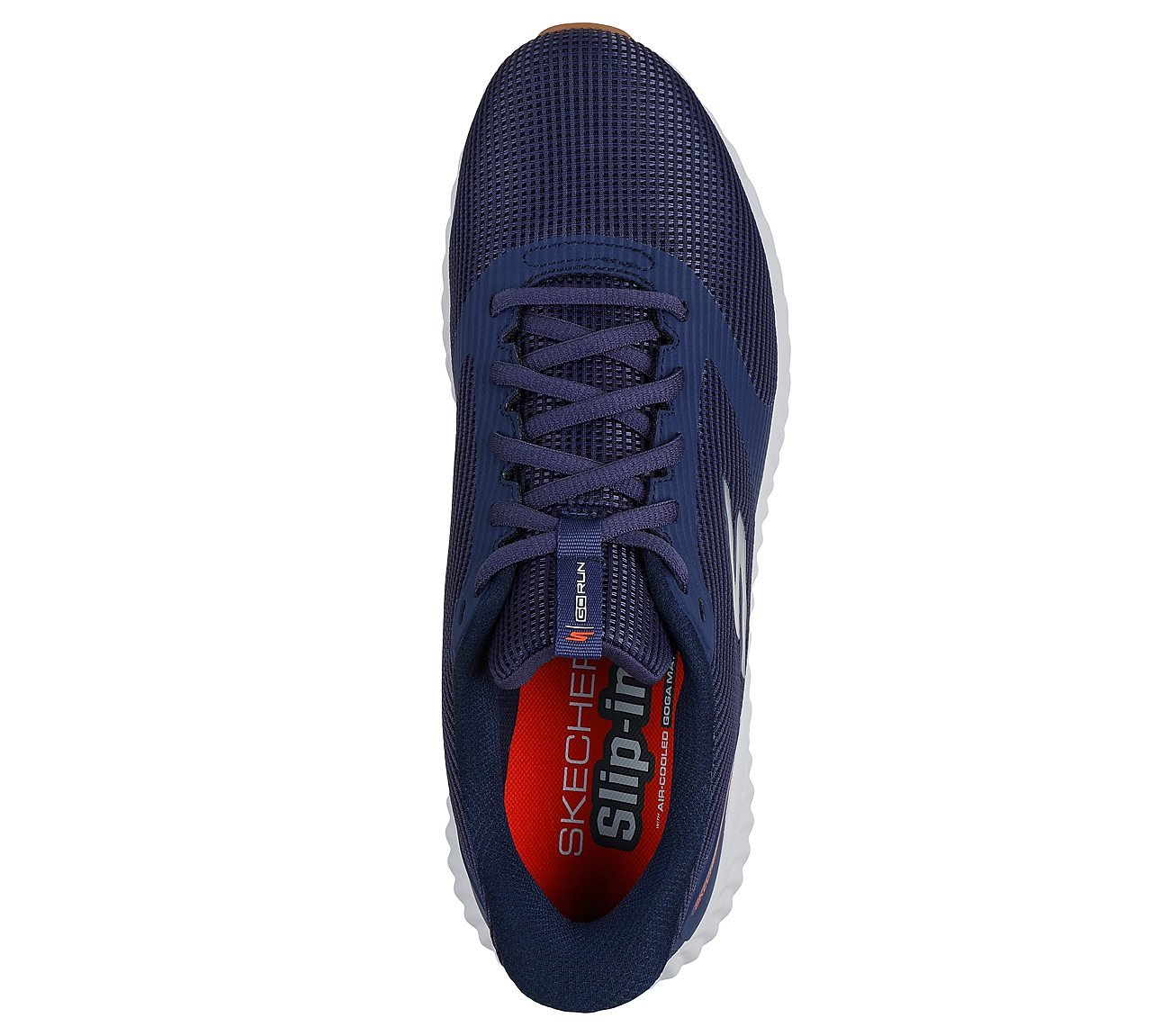GO RUN NOW - STOVER, NAVY Footwear Top View
