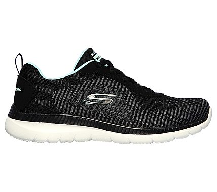 BOUNTIFUL-PURIST, BLACK/TURQUOISE Footwear Right View