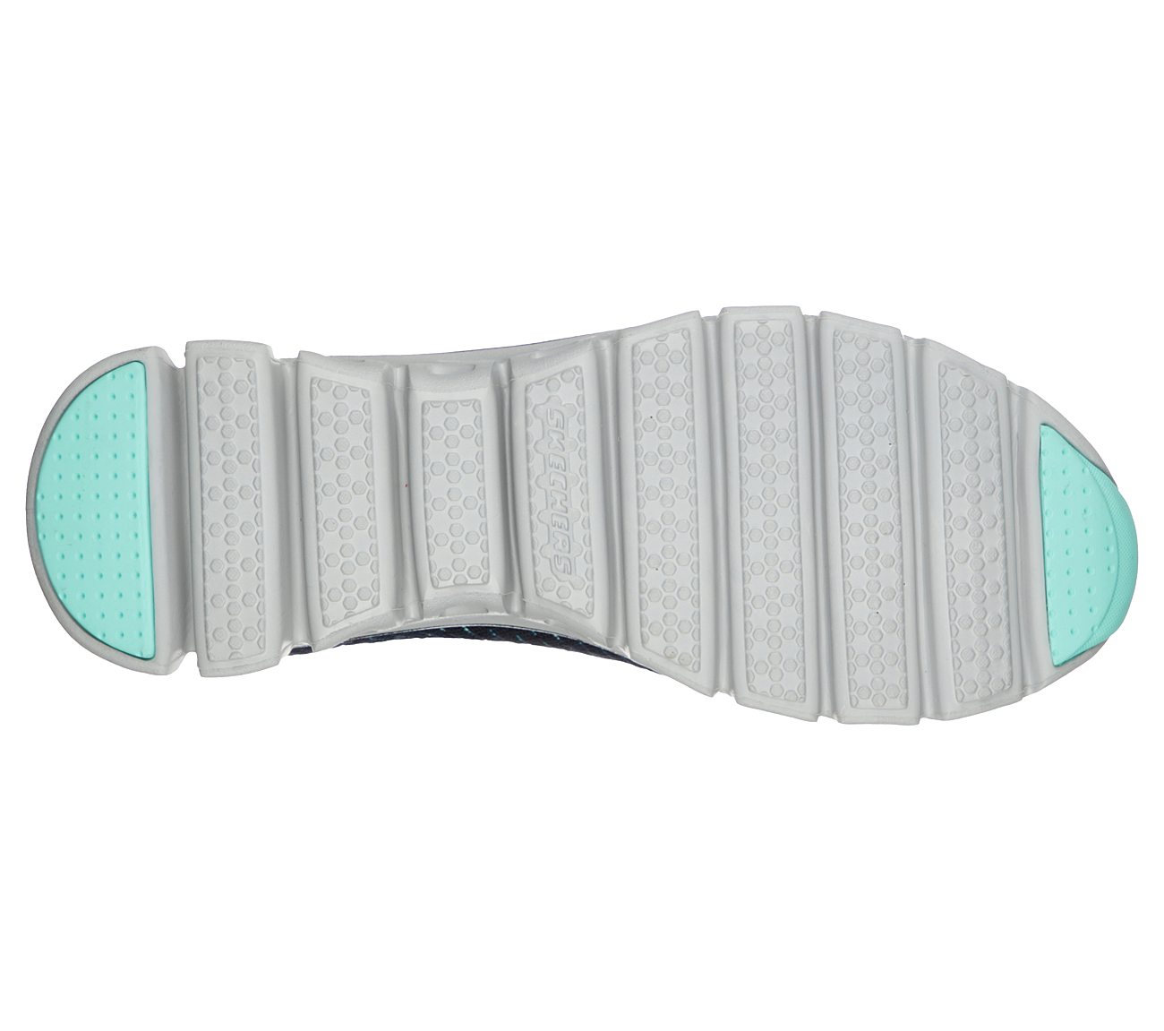 GLIDE-STEP - OH SO SOFT, NAVY/LIGHT BLUE Footwear Bottom View