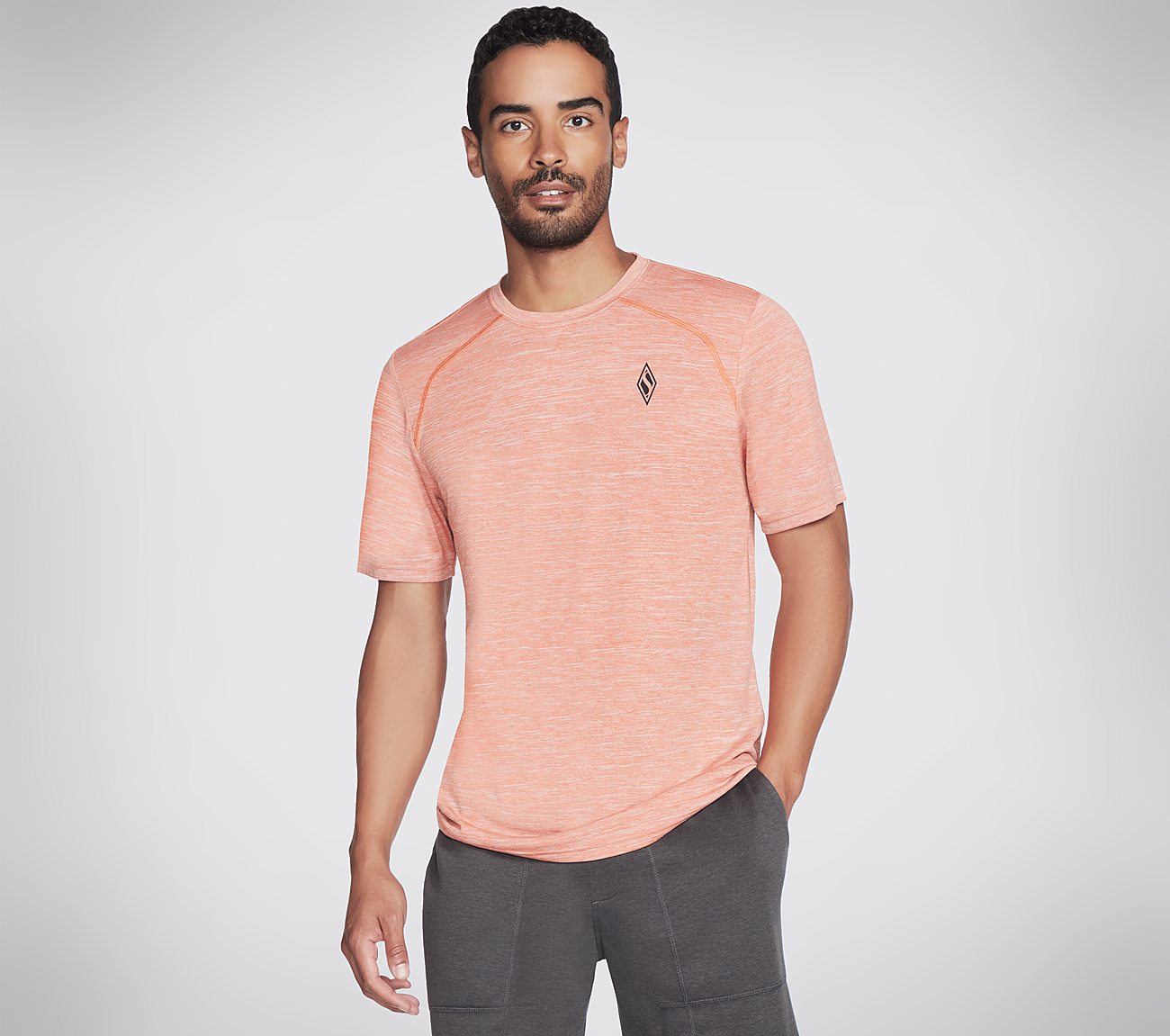 ON THE ROAD TEE, OORANGE Apparels Lateral View
