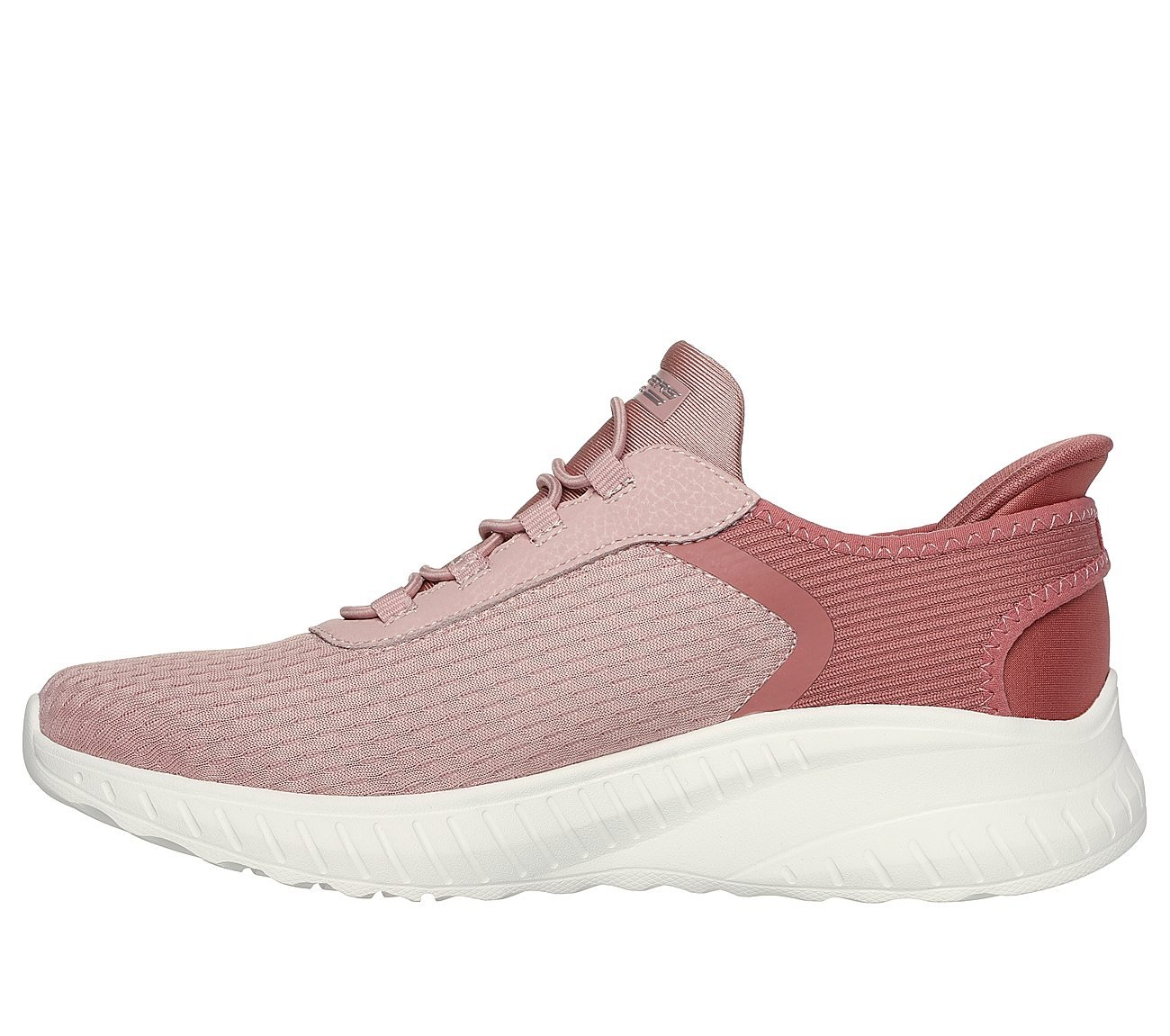 SKECHERS SLIP-INS: BOBS SPORT SQUAD CHAOS, BLUSH Footwear Left View