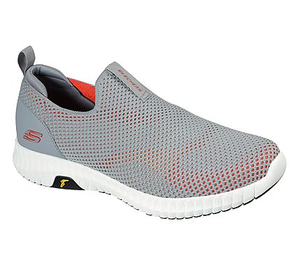 ELITE FLEX PRIME, CHARCOAL/ORANGE Footwear Lateral View