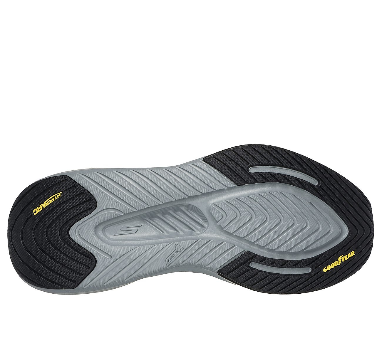GO WALK COMFORT WALKER - CONS, BLACK/CHARCOAL Footwear Bottom View