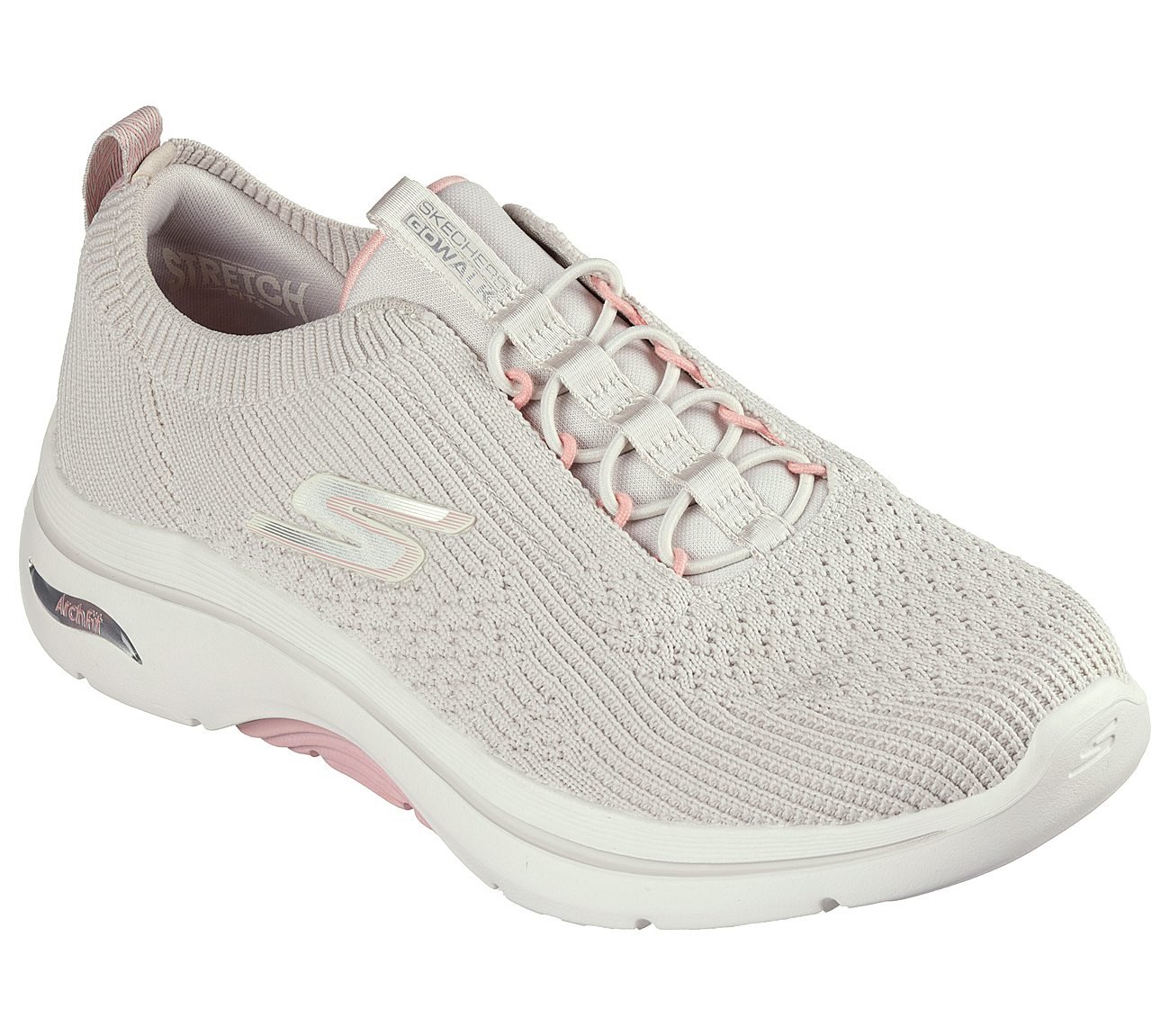GO WALK ARCH FIT 2.0 - SOFIA, TAUPE/PINK Footwear Right View