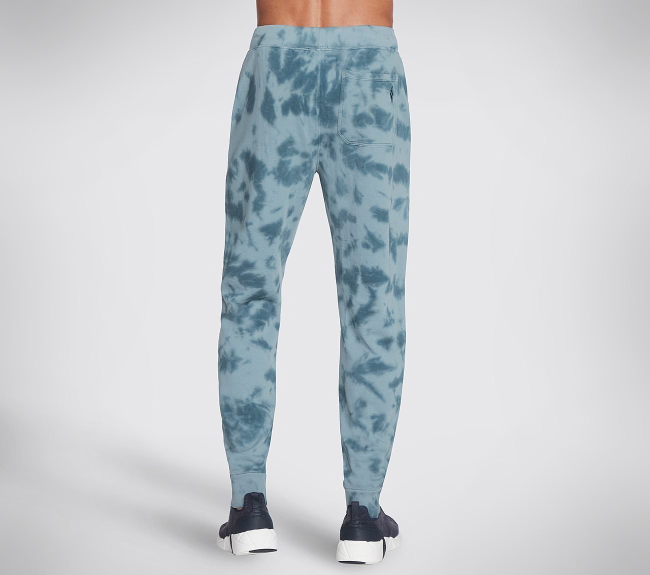 SKECHSWEATS DIAMOND DYE EXPED, BLUE/GREY Apparels Top View