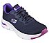 ARCH FIT-INFINITY COOL, NAVY/PURPLE Footwear Left View