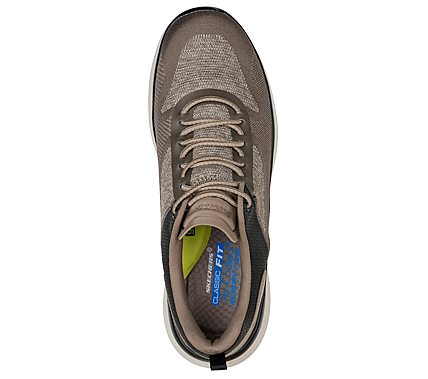 DELSON 2.0 - NASHUA, TAUPE/BLACK Footwear Top View