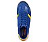 ZINGER -, BLUE/YELLOW Footwear Top View