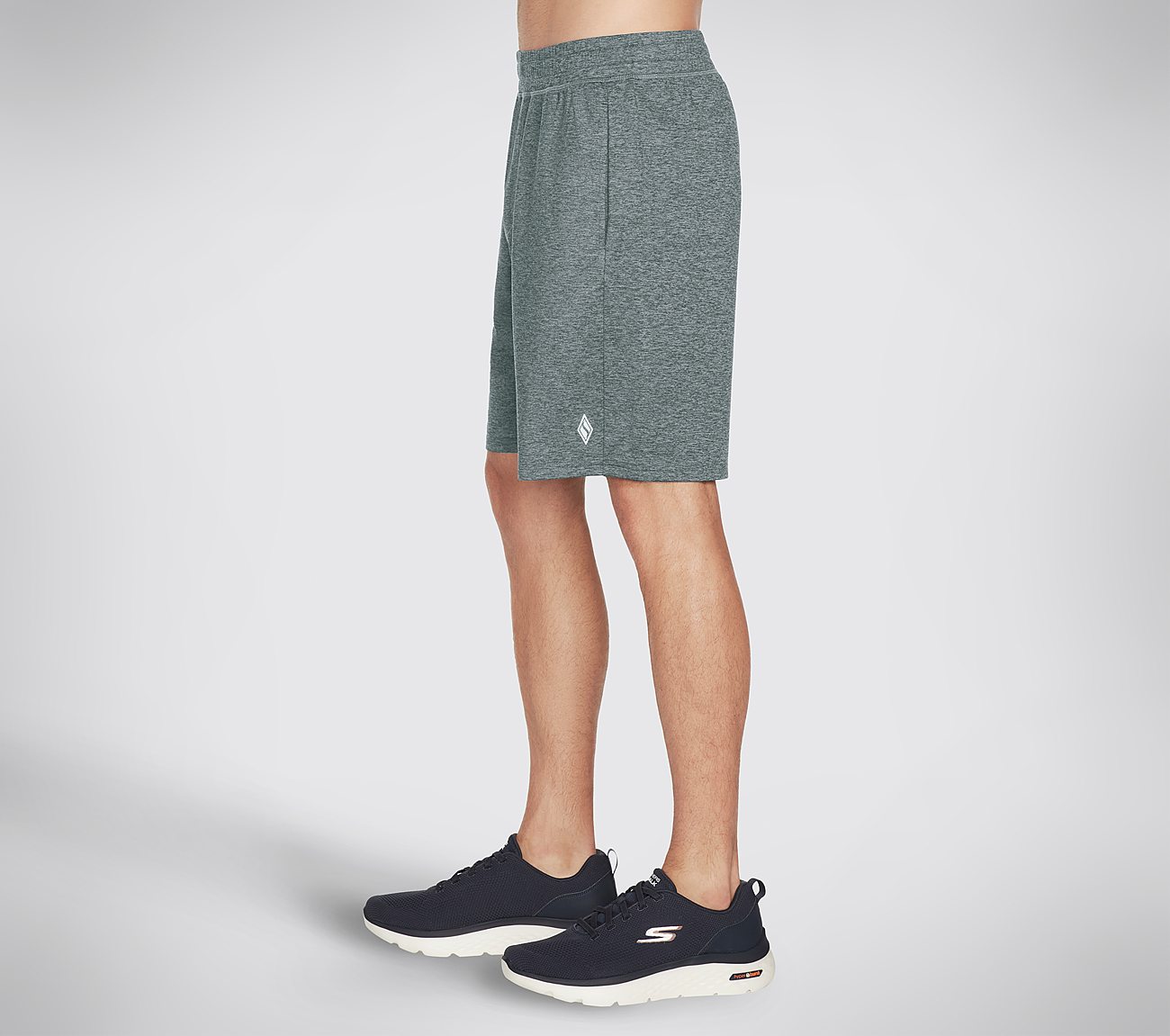 SKECH-KNITS*ULTRA GO 9 SHORT, TEAL/BLUE Apparel Bottom View
