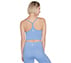 GOSTRETCH RACERBACK BRA, PERIWINKLE