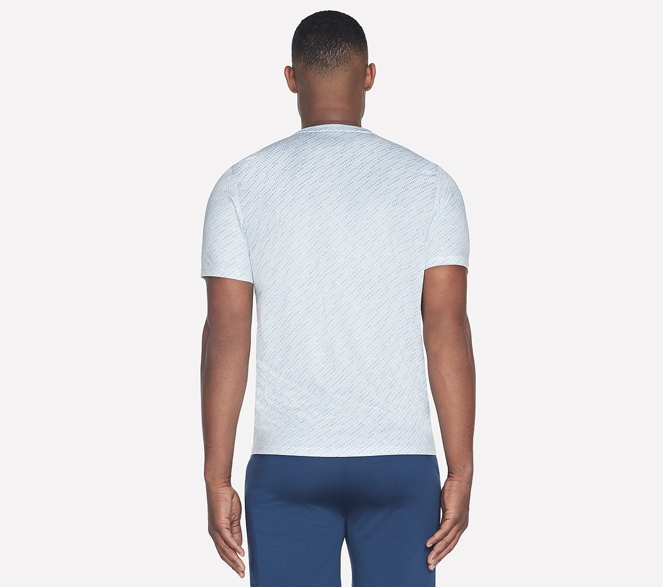 GODRI CHARGE DIAMOND FALLS SS, LIGHT BLUE/MULTI Apparel Top View