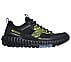 SKECHERS MONSTER - MASHTON, BLACK/LIME Footwear Lateral View