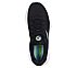 GO WALK DISTANCE WALKER, BLACK/LIGHT BLUE Footwear Top View