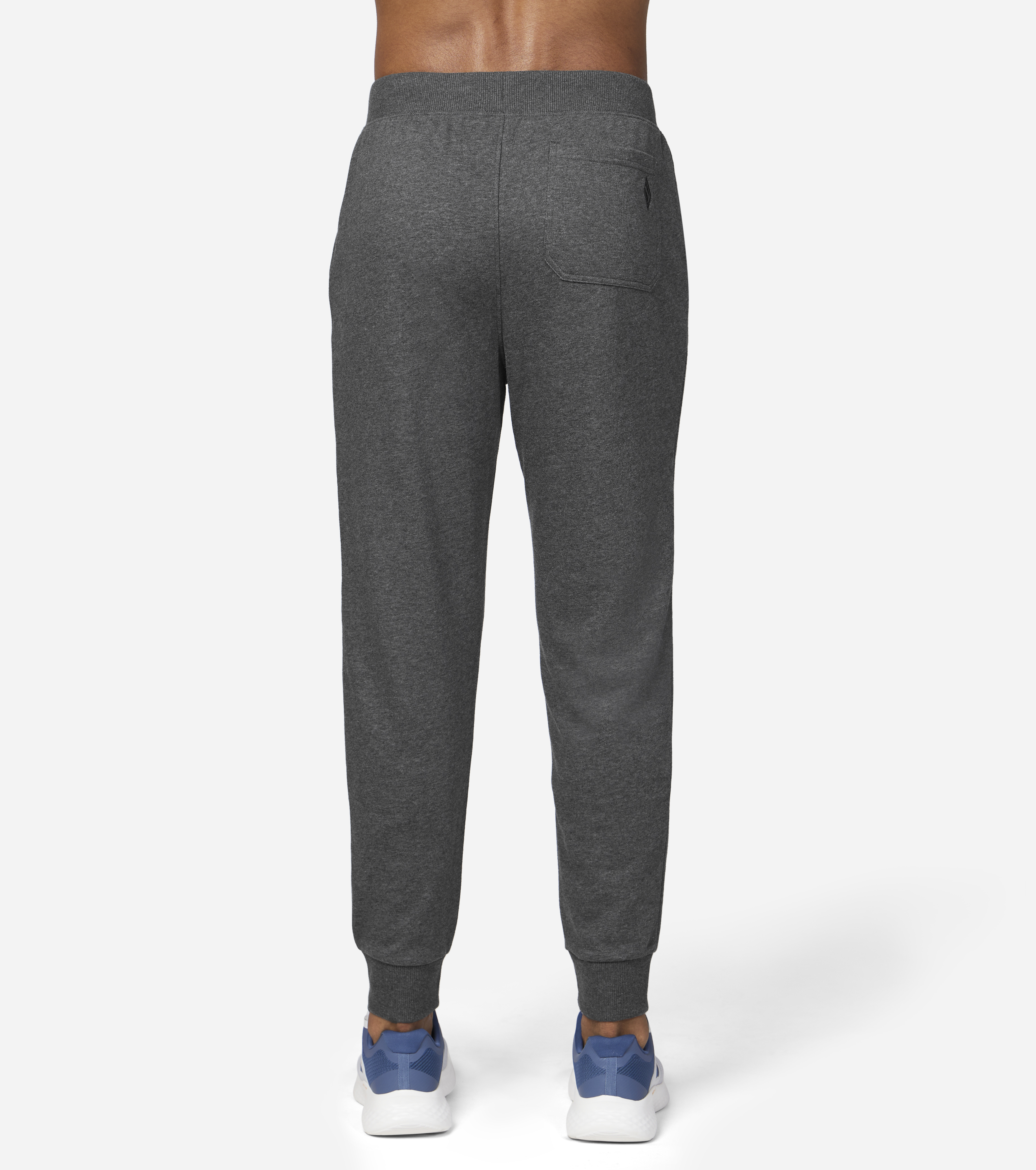 SKECH-SWEATS LOGO JOGGER, CCHARCOAL Apparels Bottom View