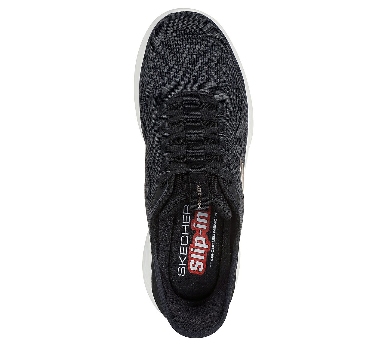 SKECHERS SLIP-INS: SKECH-LITE PRO - PRIMEBASE, BLACK Footwear Top View