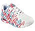 UNO - SPREAD THE LOVE, WHITE Footwear Right View