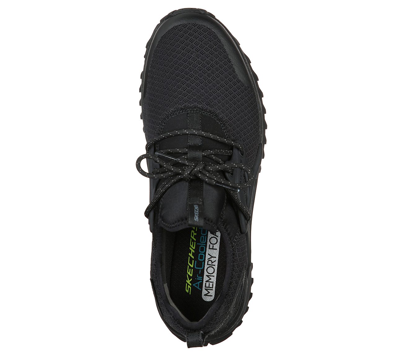 SKECHERS BIONIC TRAIL, BBLACK Footwear Top View