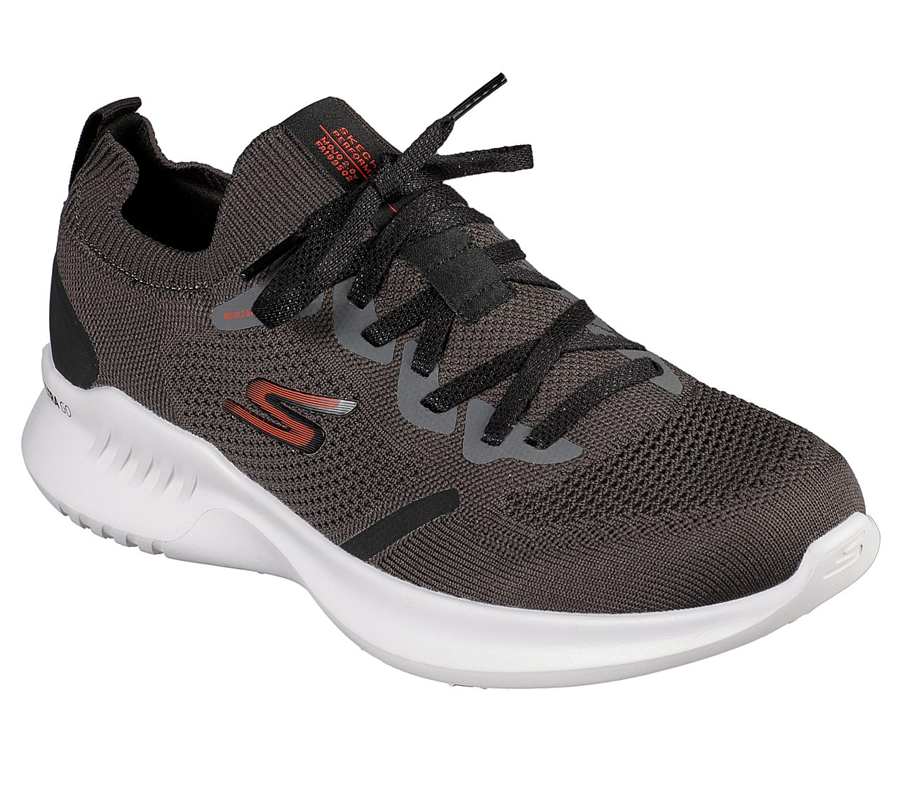 GO RUN MOJO 2.0-EDUCATOR, BLACK/RED Footwear Lateral View