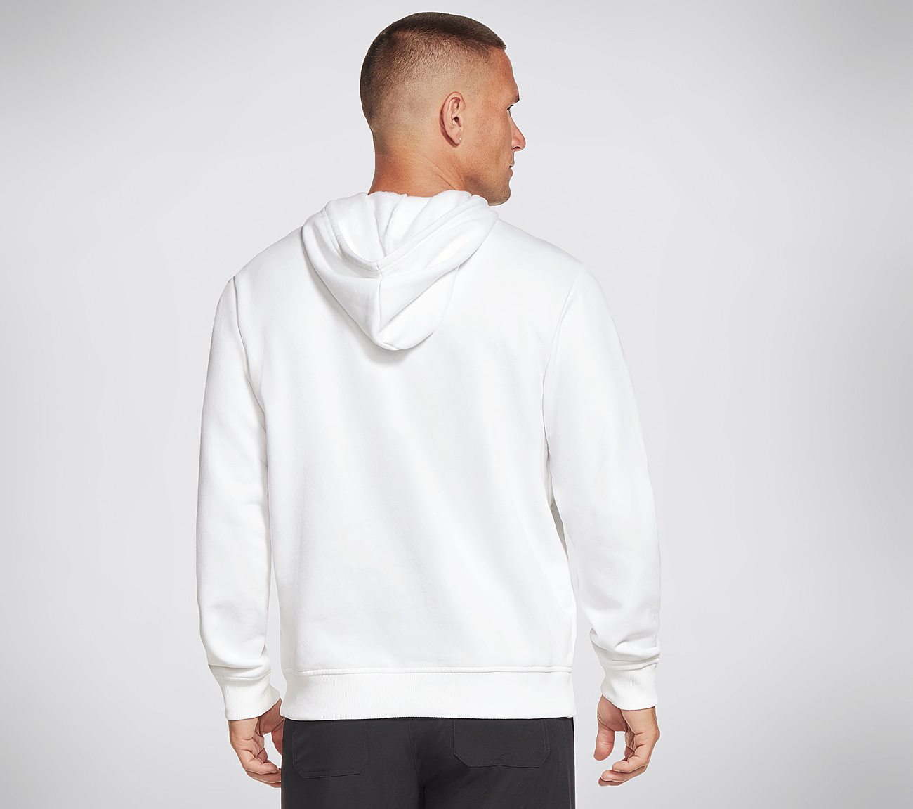 HERITAGE II P/O HOODIE, WWWHITE Apparels Top View