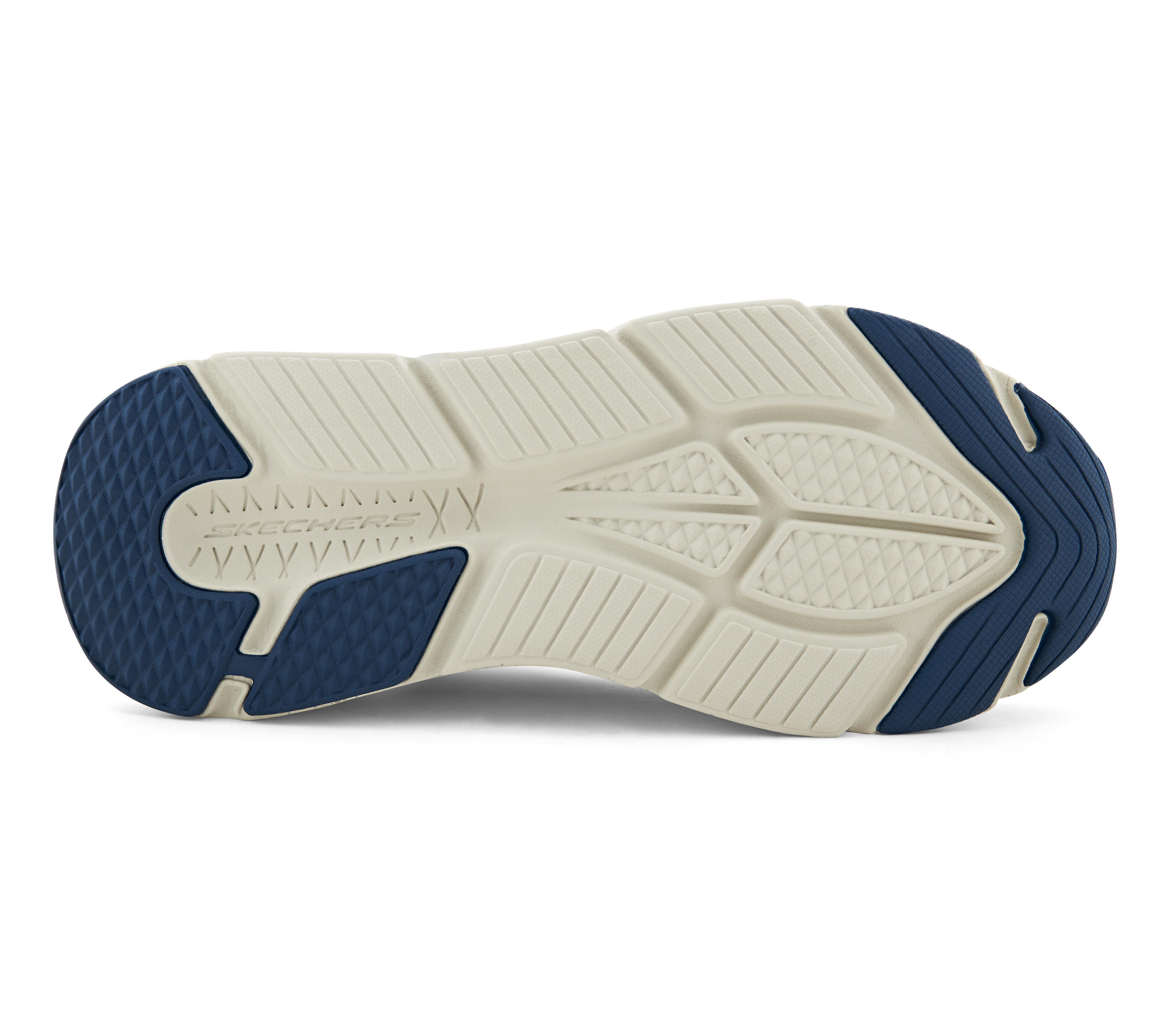 MAX CUSHIONING ELITE - LIMITL, WHITE/BLUE Footwear Bottom View