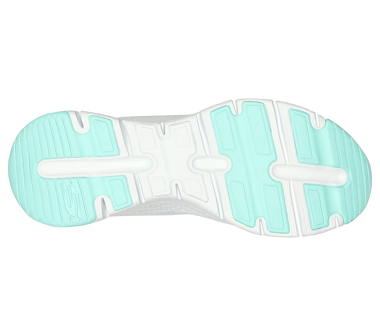 ARCH FIT, WHITE/MULTI Footwear Bottom View