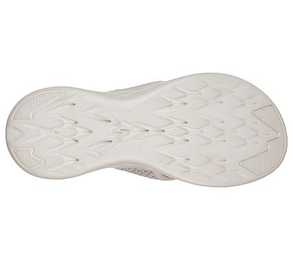 ON-THE-GO 600 - GLOSSY, TAUPE/ORANGE Footwear Bottom View